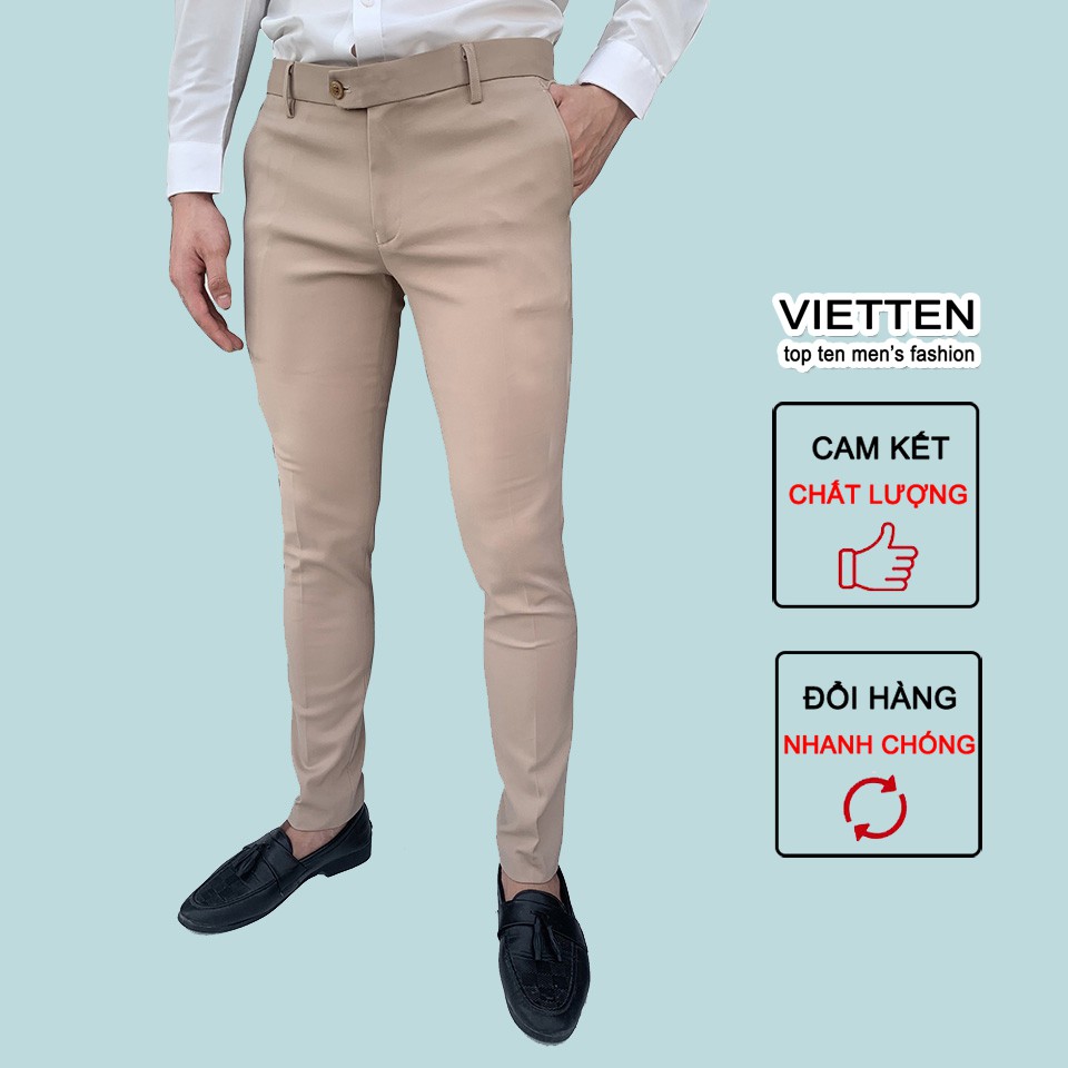 Quần tây nam thời trang cao cấp Màu ghi sáng không nhăn không xù bao chất- FORM VỪA QA-TRUNG1 | BigBuy360 - bigbuy360.vn