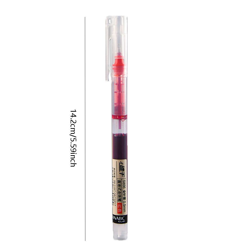 Bút mực gel dạng lỏng thẳng có độ bóng cao ngòi 0.5mm nhanh khô