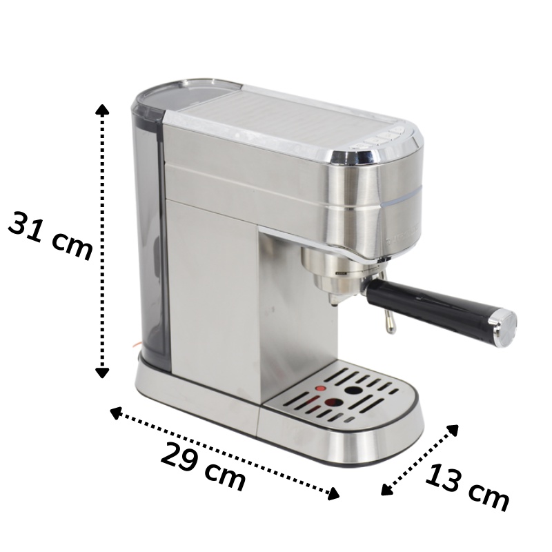 Máy pha cà phê Espresso Tiross TS6212, máy pha cafe tự động áp suất 15 Bar, bảo hành chính hãng 12 tháng - Befoyo