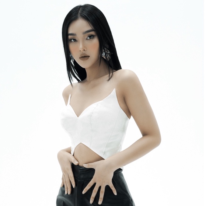 Áo croptop chiết eo Keva Croptop
