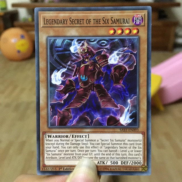 Thẻ bài yugioh “Legendary Secret Of The Six Samurai”