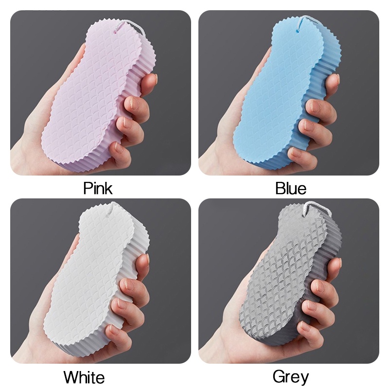 Miếng xốp chà lưng tẩy tế bào chết không đau khi tắm