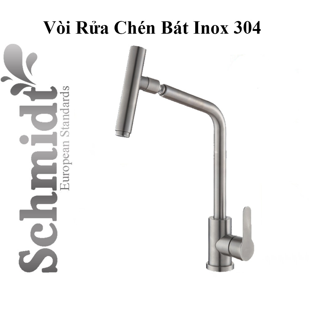 [Mã BMBAU50 giảm 7% đơn 99K] Vòi Rửa Chén Bát Schmidt Inox 304 Loại Lạnh Thiết Kế Kiểu Dáng Hiện Đại Mới Mẻ