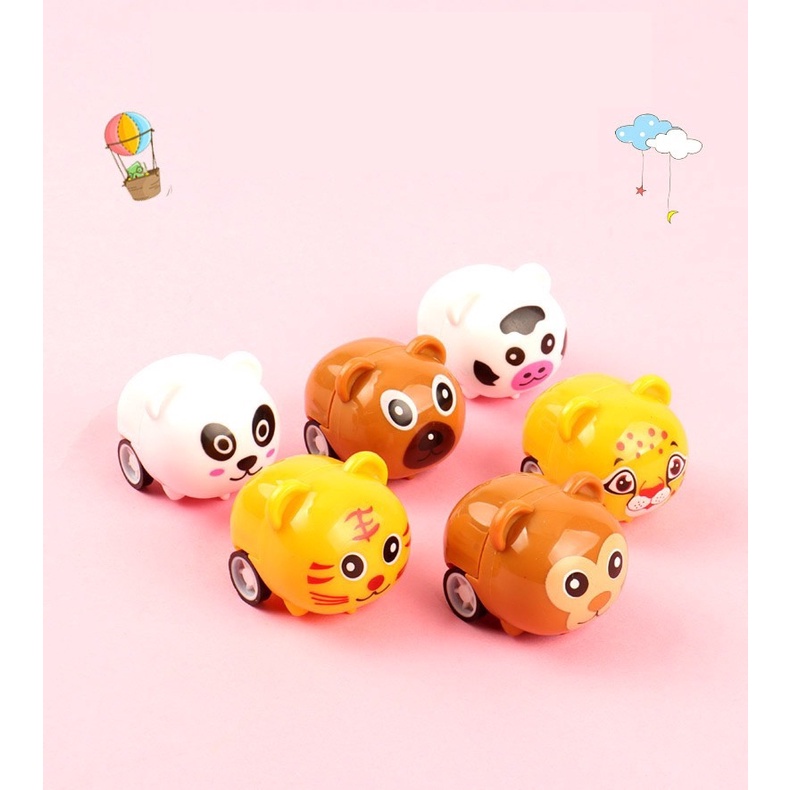 Đồ chơi con vật mini chạy đà - thú chạy cót mini cho bé