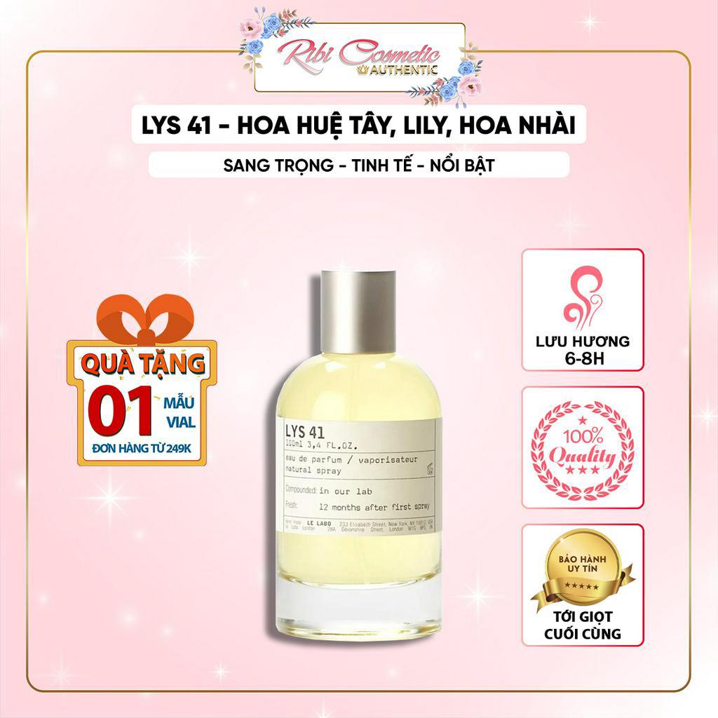 Nước hoa nữ Labo Lys 41 Chính Hãng hương nồng nàn và đầy quyến rũ dành riêng cho những cô nàng đam mê các loài hoa