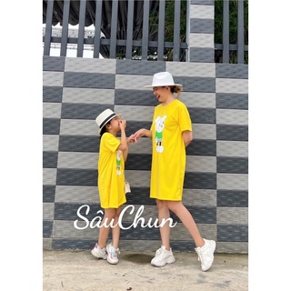 Váy Đôi Mẹ Và Bé du lịch Gấu