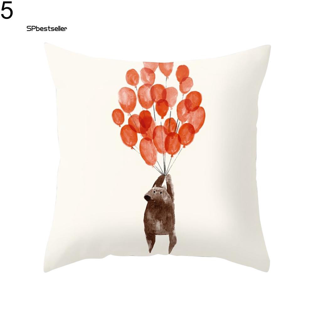 Vỏ gối sofa in họa tiết phong cách hiện đại