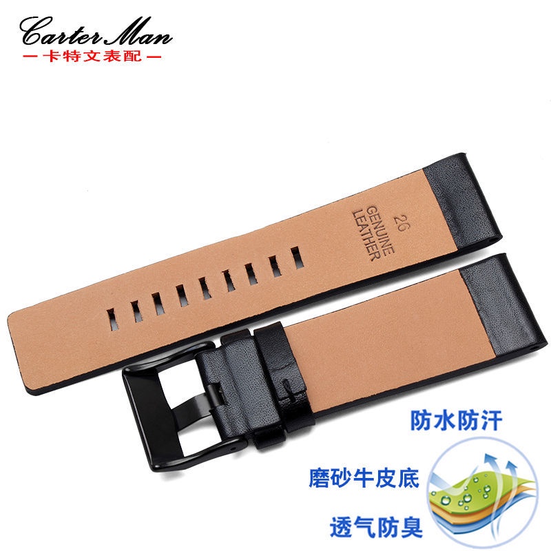 4-23✈Dây Đeo Bằng Da Cho Đồng Hồ diesel dz7332 dz7314 dz7311 24 26mm