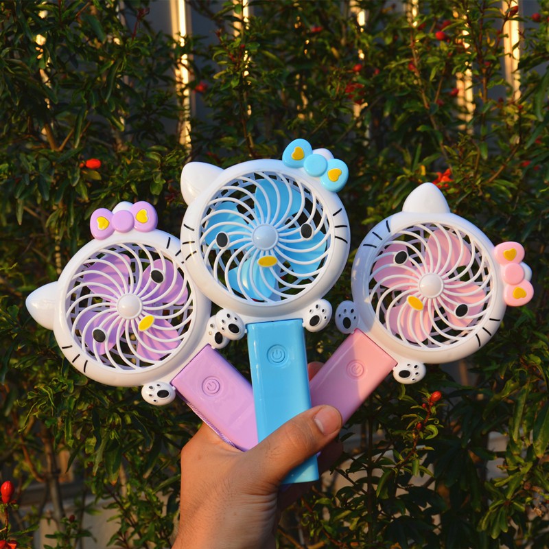 [Nhập mã SFP-55008 giảm giá]  Quạt Cầm Tay Mimi DOREAMON, KITTY Ngộ Nghĩnh | BigBuy360 - bigbuy360.vn