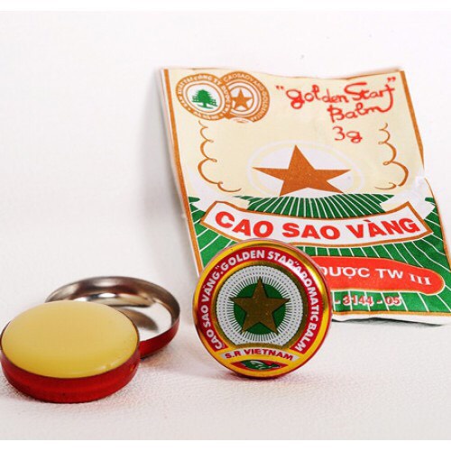 Cao Sao Vàng - Golden Star Balm combo 3 loại 3g,10g,20g