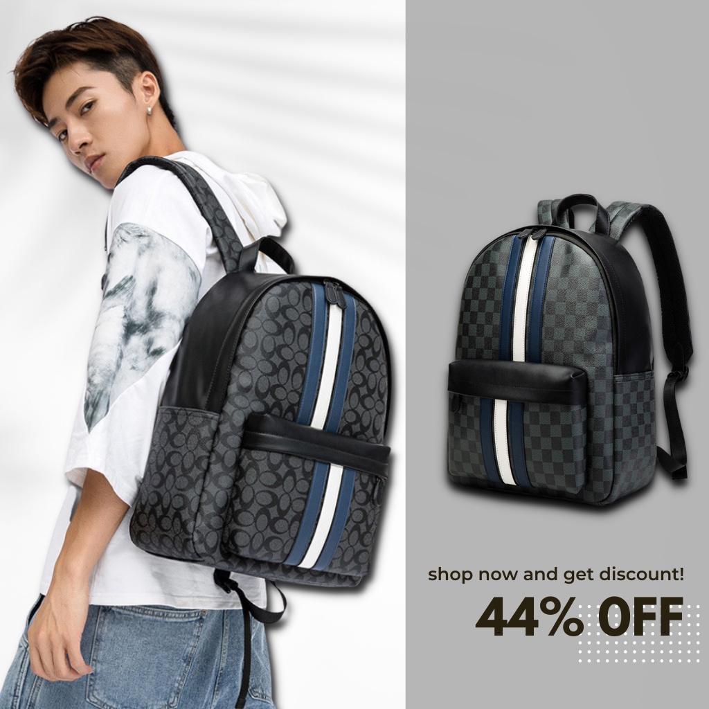 Balo Đi Học Ba Lô Da Thời Trang Nam Nữ IBAG Balô da Lv Da Pu Cao Cấp Balo mc Cặp Đi Học Ulzzang Balo Laptop 15.6 Inh