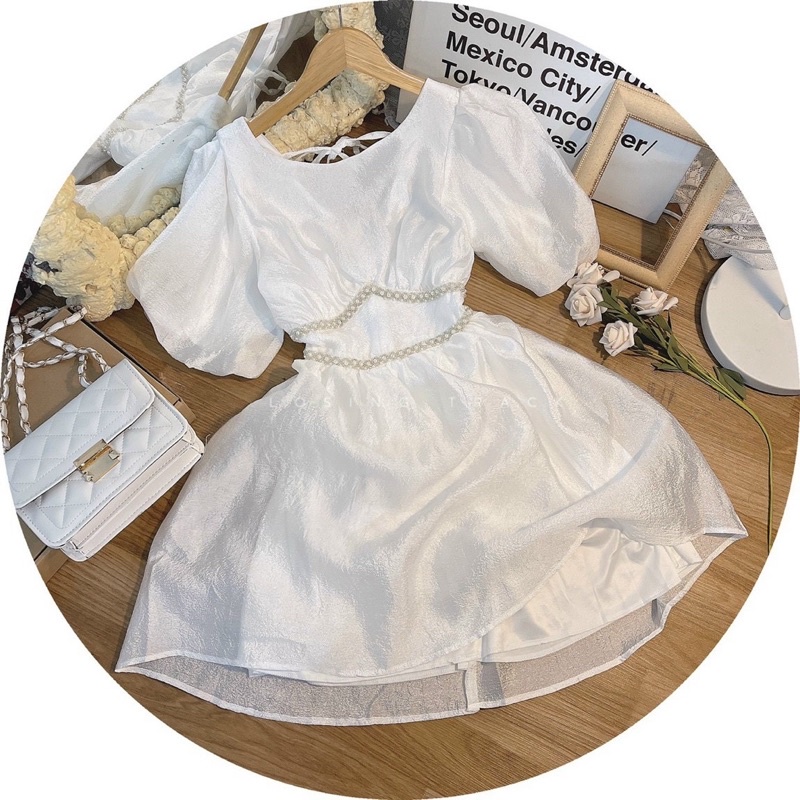 ĐẦM TRẮNG VIỀN NGỌC EO