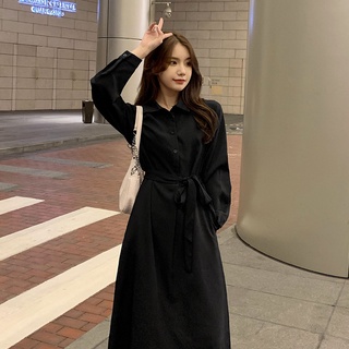 [MÃ MADE20K3Q GIẢM 20% ĐƠN 500K] Váy đầm nữ dài đen liền thân