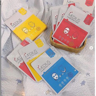 MẶT NẠ GIẤY+VLINE-MEDIUS-DOUBLE EFFECT MASK