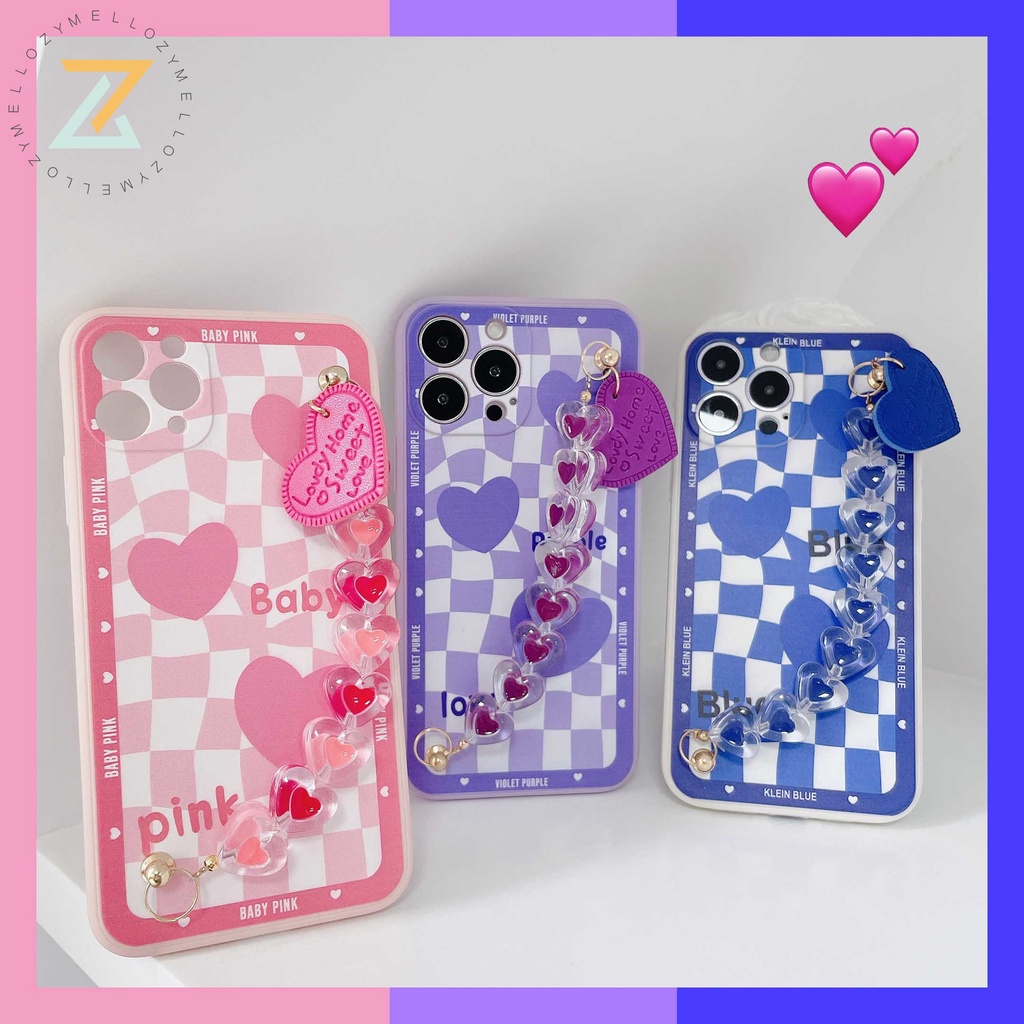 Zymello Ốp lưng OPPO Reno 7-6-5-4 Reno 7Z-6Z-5Z Reno 7Lite-6Lite-5Lite-4Lite Reno 4F Reno 5F Vòng đeo tay trái tim siêu đẹp Vỏ điện thoại silicon S