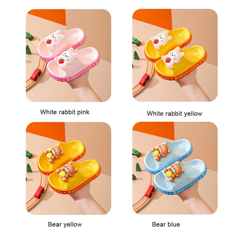 Dép sandal AMILA đế mềm chống trượt thoải mái kiểu dáng hoạt hình dễ thương cho bé