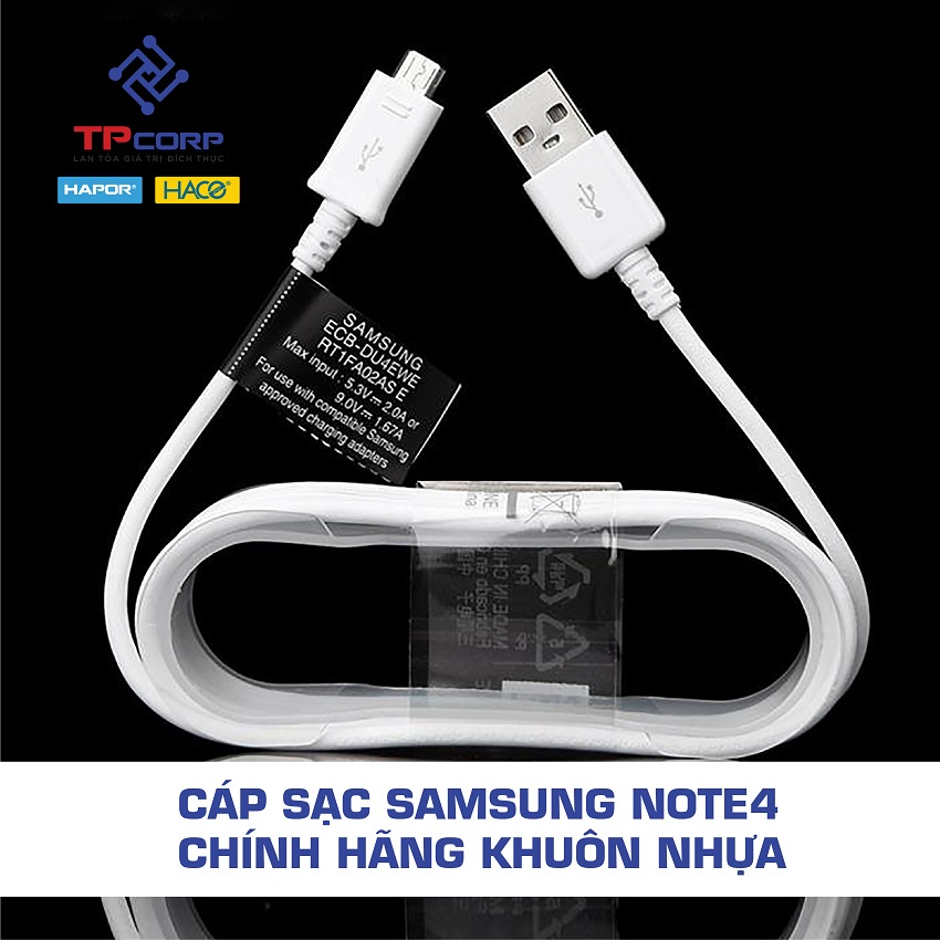 Dây cáp sạc Samsung Micro Usb 1.5m hàng cao cấp chống loạn cảm ứng khay nhựa bảo hành 6 tháng 1 đổi 1 TP Shop