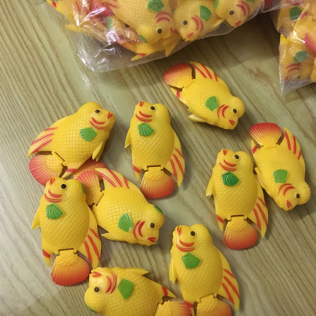 Cá Kè La Hán bằng nhựa - Cá La Hán Bằng Nhựa Kè Cá La Hán