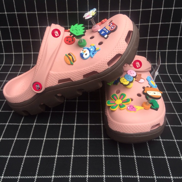 [ KÈM HỘP + 2 LÒ XO + 12 JB 2D ] Sẵn Hàng Loại Đẹp Nhất Dép Sục Đi Mưa Sẵn Nhiều Màu Nam Nữ  - Có VIDEO thực tế | BigBuy360 - bigbuy360.vn