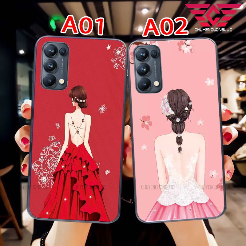 [HOT] Ốp lưng kính oppo reno 4 / 4 pro 4G/ 4 pro 5G / reno 5 / reno 6z 5g / oppo a52 / a92 hình cô gái dễ thương