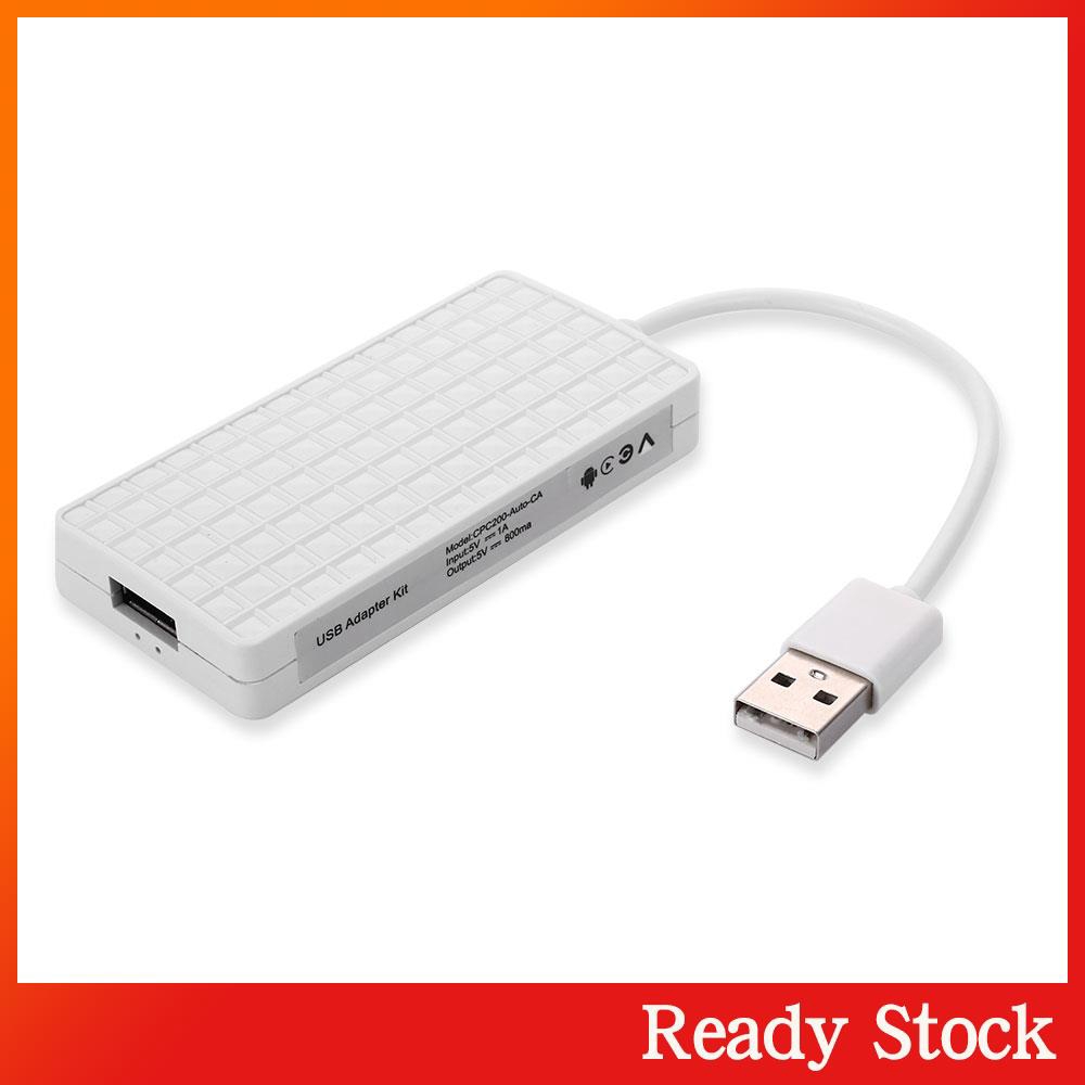 Ready Stock Apple CarPlay Car Link Dongle Auto Link Dongle 5V White GPS Universal