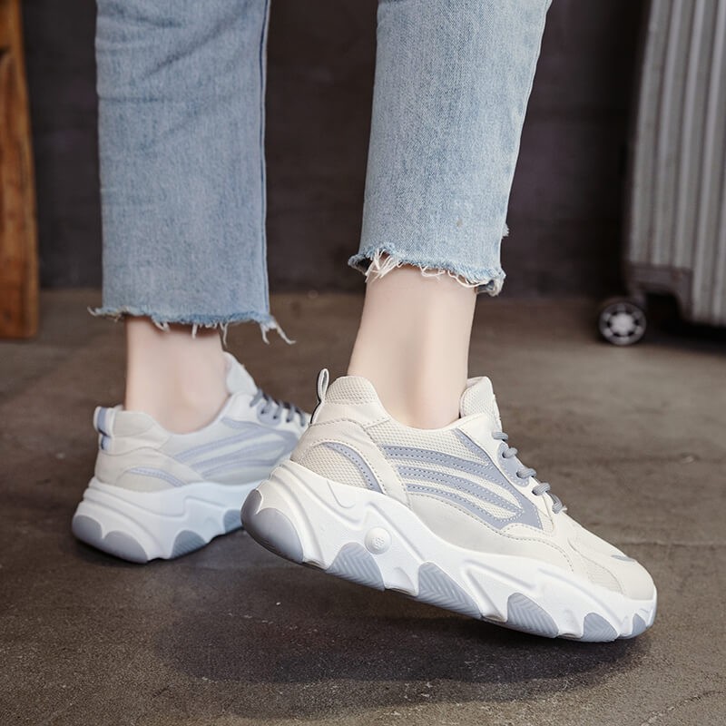 [Hot bản mới] Giày thể thao nữ cao cấp khuynh hướng Sneakers Giay Phản quang2 màu có sẵn（03）