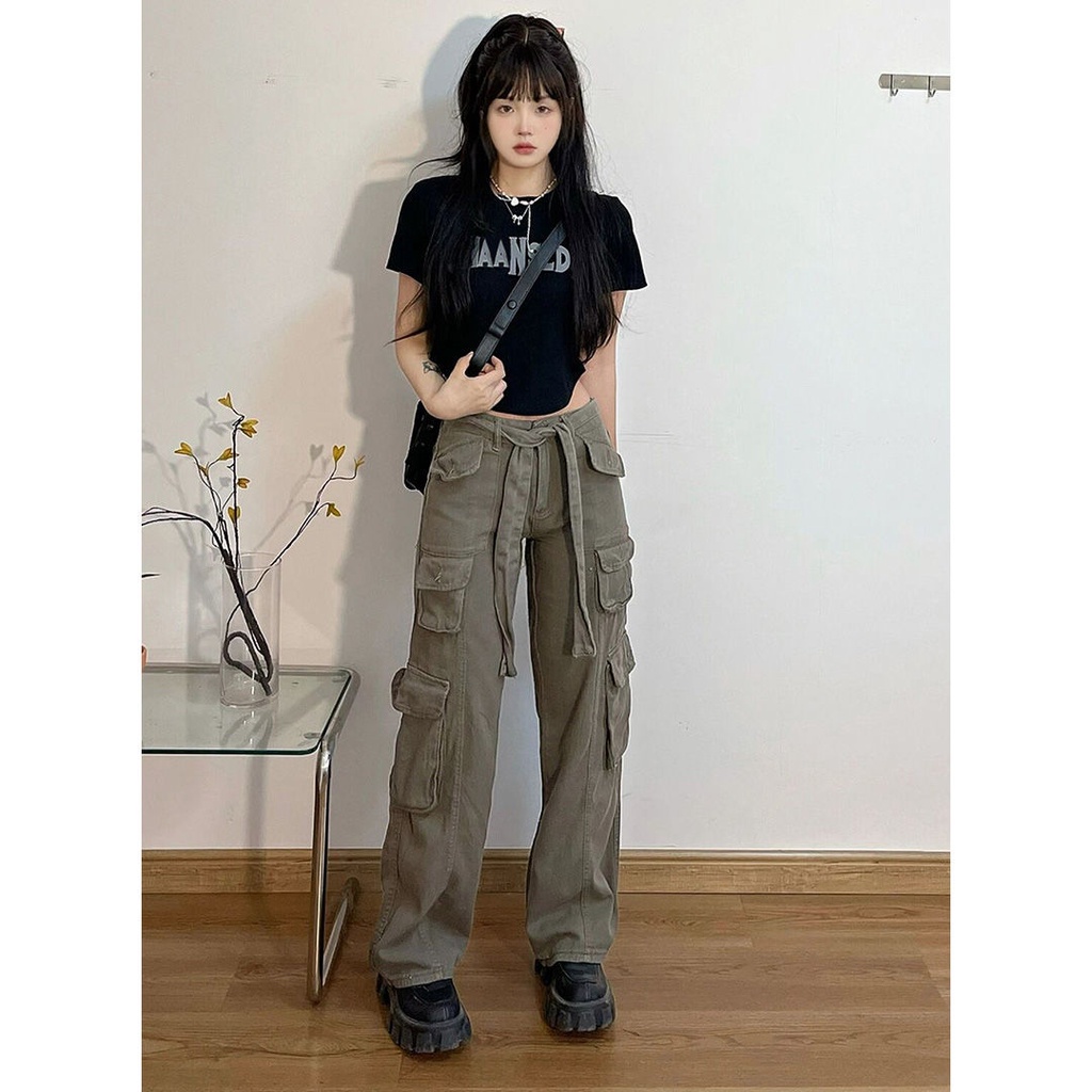 Ethelgirl Áo Thun Nữ Ngắn Tay Màu Đen Gợi Cảm