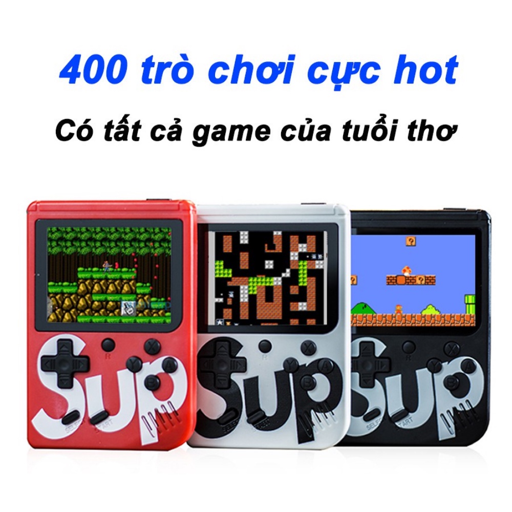 Máy Chơi Game Cầm Tay Sup  FREESHIP  400 trò chơi huyền thoại, Máy chơi game 2 người chơi - bảo hành 12 tháng