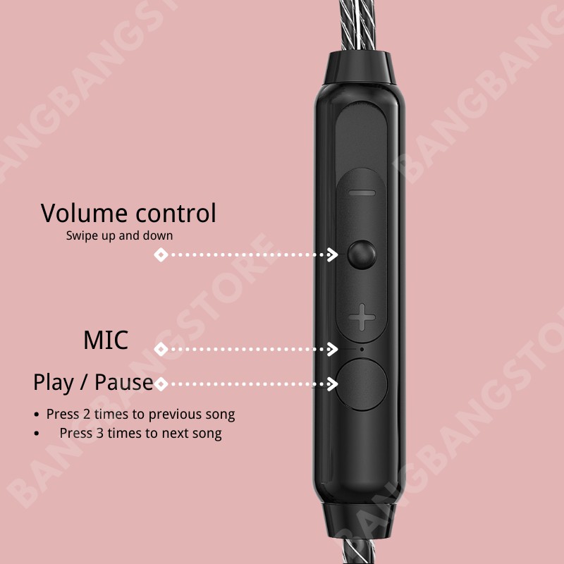 Tai nghe thể thao nhét tai có dây kèm mic cho KZ EDX X6 IM2 X