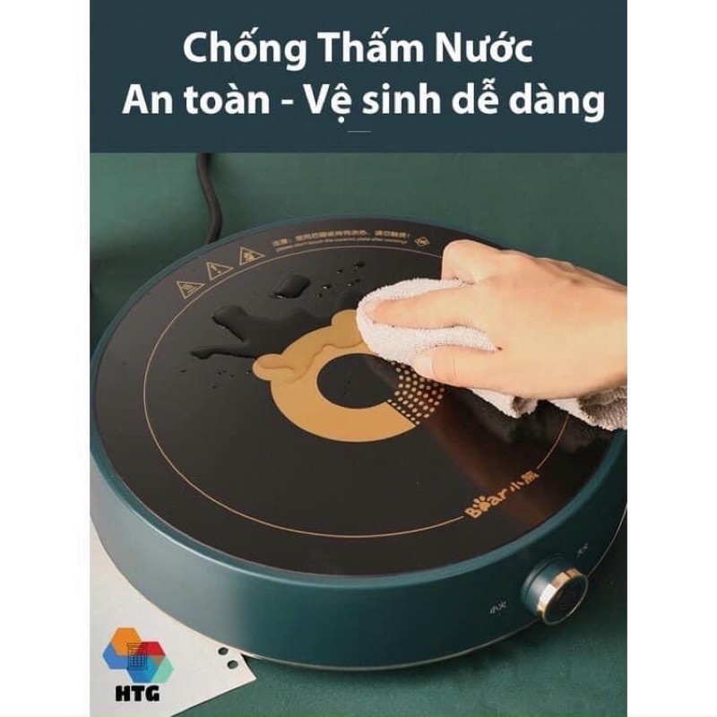 Bếp từ cảm ứng BEAR DCL-A21B1 Công suất 2100W, Chịu nhiệt độ cao, tự động ngắt, siêu an toàn