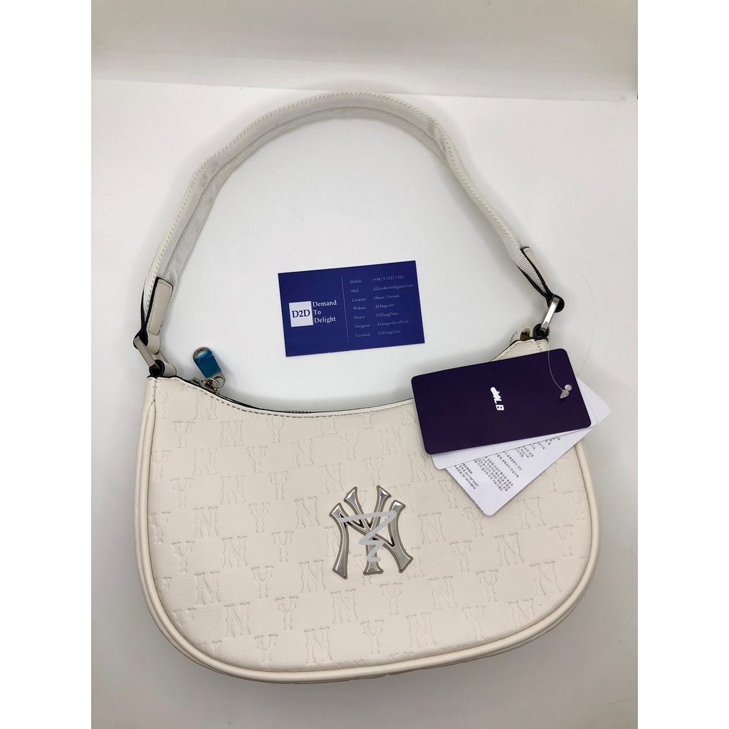 Túi Đeo Vai M.L.B Monogram Embo Hobo Bag Season 2022