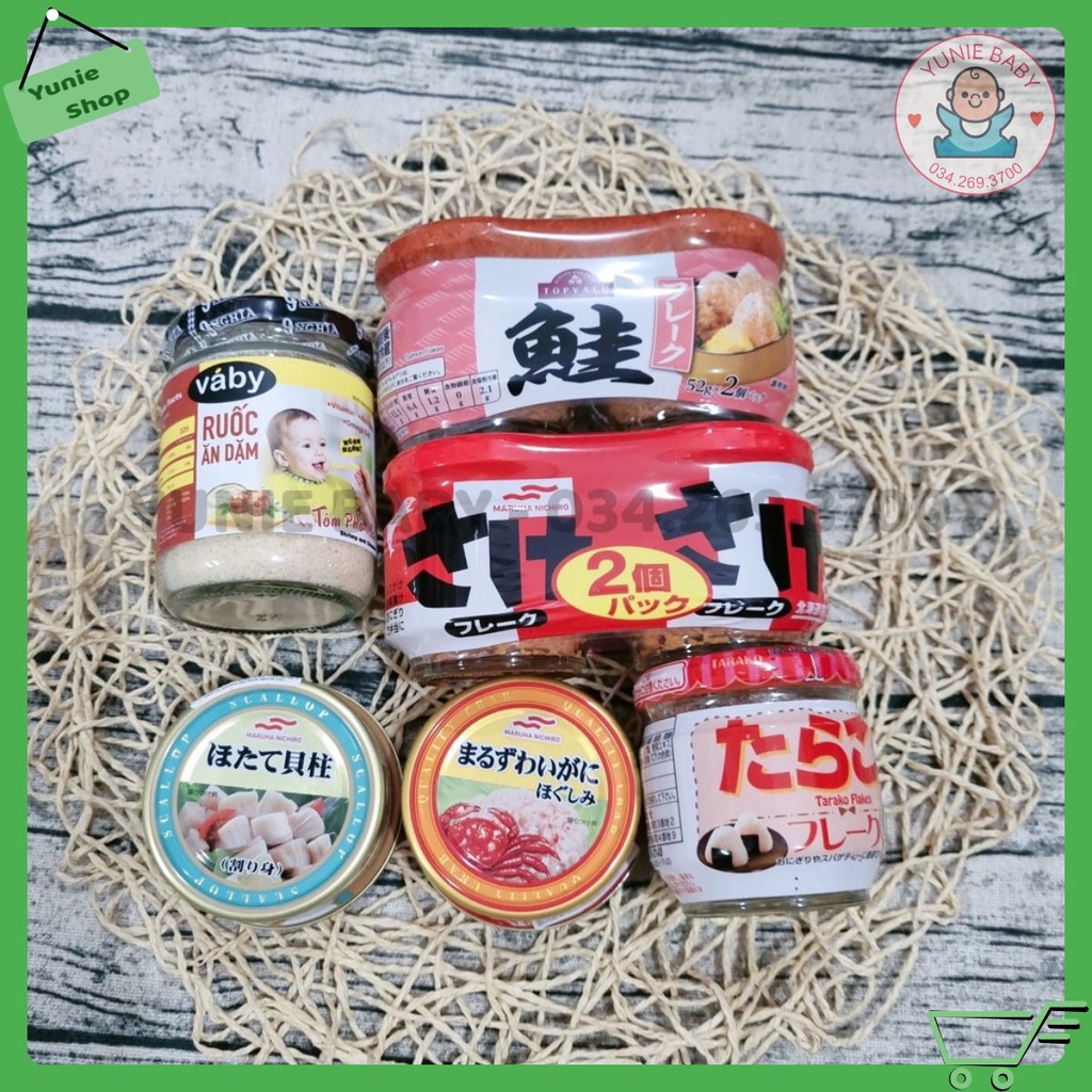 [Date 4.2023] CÁC LOẠI RUỐC ĂN DẶM CHO BÉ TỪ 8M+