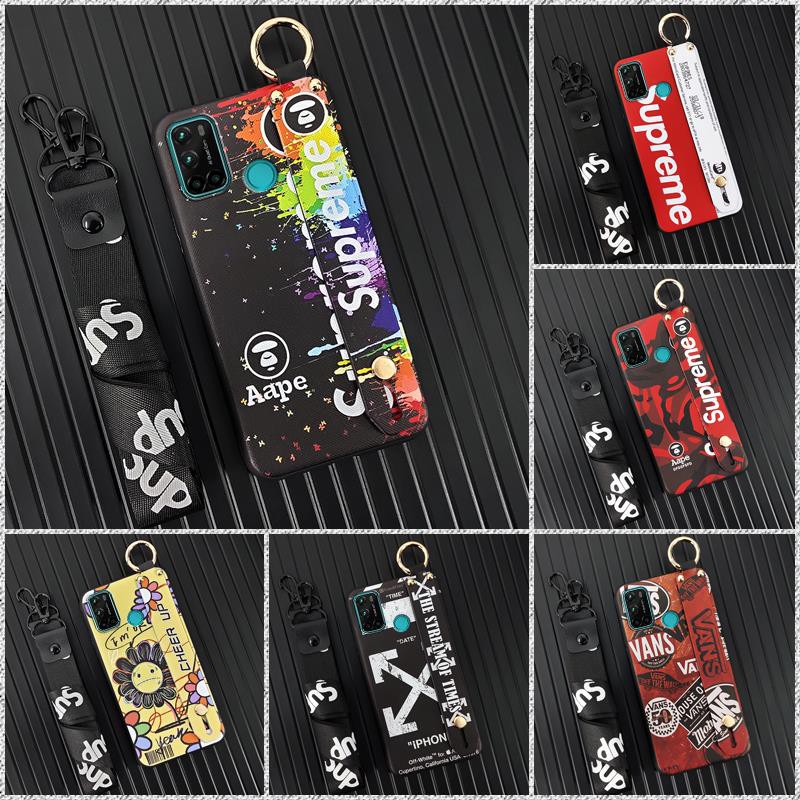 Ốp điện thoại chống thấm nước có đai đeo tay thời trang dành cho Vsmart Joy4