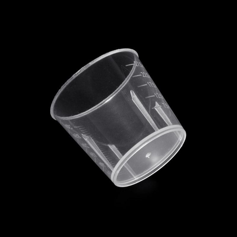 10 Cốc Đong Bằng Nhựa 30ml Dùng Cho Phòng Thí Nghiệm