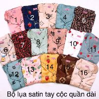 Bộ ngủ pijama lụa satin siêu mát