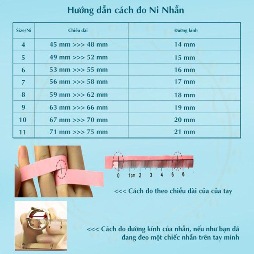 Nhẫn Nữ Mạ Vàng 18K Đính Xoàn N185-105 Hoa Mai Năm Cánh - Mang đi chơi, đi tiệc đều đẹp - Bền màu
