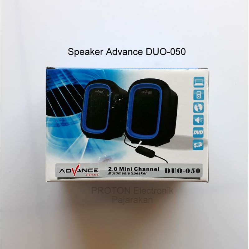 Loa Âm Thanh Nổi Kỹ Thuật Số Advance Duo-050 Cho Pc Cpu Laptop Hp