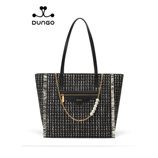 Túi tote nucelle tweed đen -kèm túi nhỏ nu1171927-01