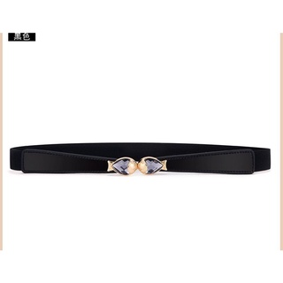 🍎 Dây nịt thun nữ ( Đai Váy ) cá đá👉🏻 Bản 2,5cm 👉🏻 Chất thun phía sau phối da 👉🏻 Khoá cài trước móc tiện lợi