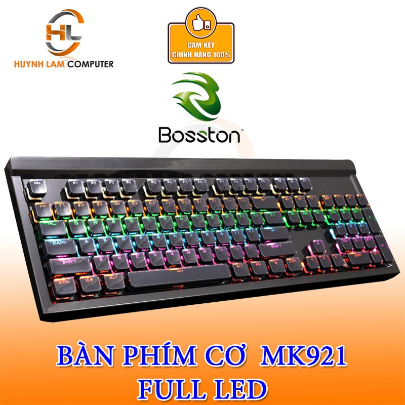 Phím cơ game Bosston MK921 có dây phím bấm rất đã VSP phân phối