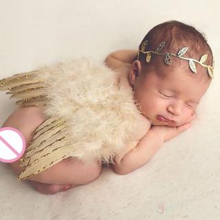 Set 2 Phụ Kiện Chụp Ảnh Cho Bé 0-6 Tháng Tuổi