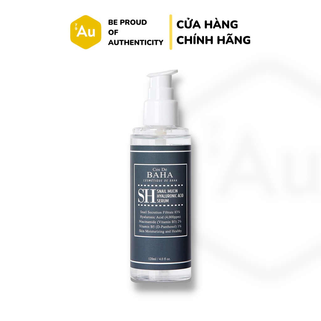 Cos De BAHA | Serum Hỗ Trợ Phục Hồi và Sửa Chữa Làn Da chứa Dịch Ốc Sên 83% + Niacinamide 2% + Panthenol 1% 120ML (SH)