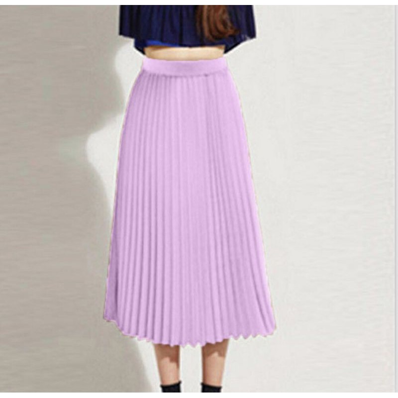 Chân váy dập ly dáng dài đủ màu siêu đẹp cao cấp