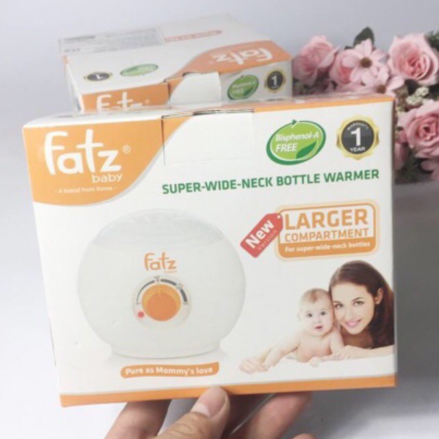 BQShop Máy hâm sữa Fatz cổ siêu rộng bảo hành 12 tháng