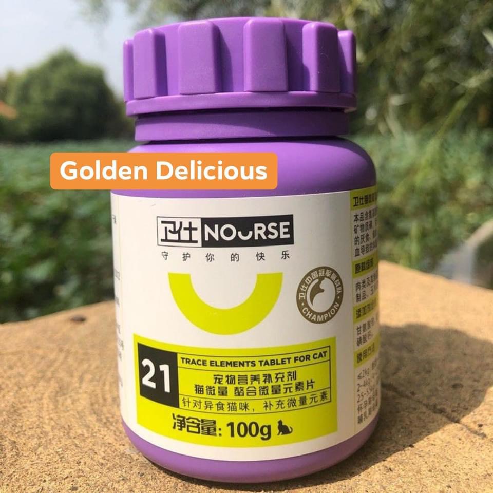 Nourse 21 - Vitamin Mèo Bầu Của Nourse - Bổ Sung Vi Lượng Canxi - Khoáng - Bổ Sung Sắt - Tốt Cho Mèo Mọi Lứa Tuổi