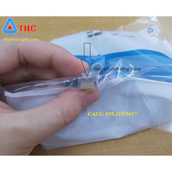 Hạt mạng RJ45 Cat5e Commscope bọc kim chống nhiễu chính hãng mã 6-554720-5