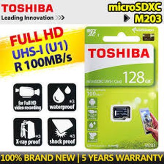 Freeship 99k toàn quốc_thẻ nhớ microsdxc toshiba m203 uhs-i u1 128gb 100mb/s