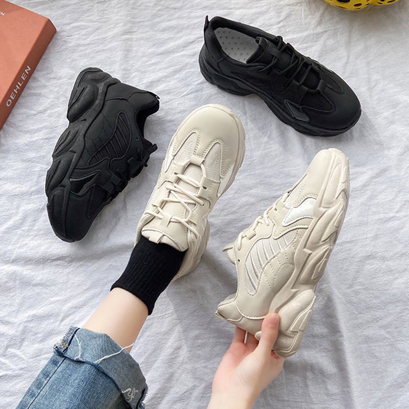 XẢ KHO (S99) Giầy thể thao nữ đế 5 phân trơn màu (Mã B1)