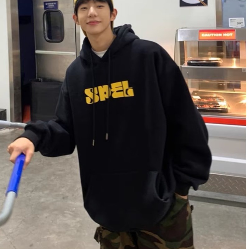 Áo Hoodie Tay Dài In Chữ Thời Trang Dành Cho Cặp Đôi