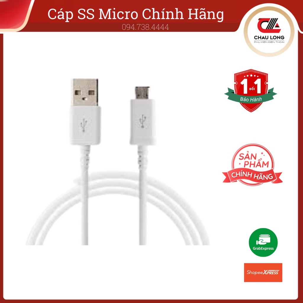 Cáp SS Dài 1,2m Chính Hãng Hỗ Trợ Cổng Sạc MICRO - USB